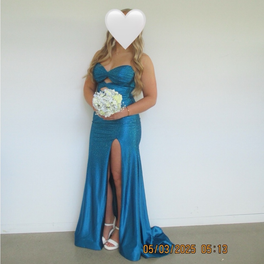 Sherri Hill Blue Prom Dress #56932